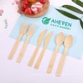 Disposable Bamboo Utensils Durable Natural Bamboo Spoons Dinnerware